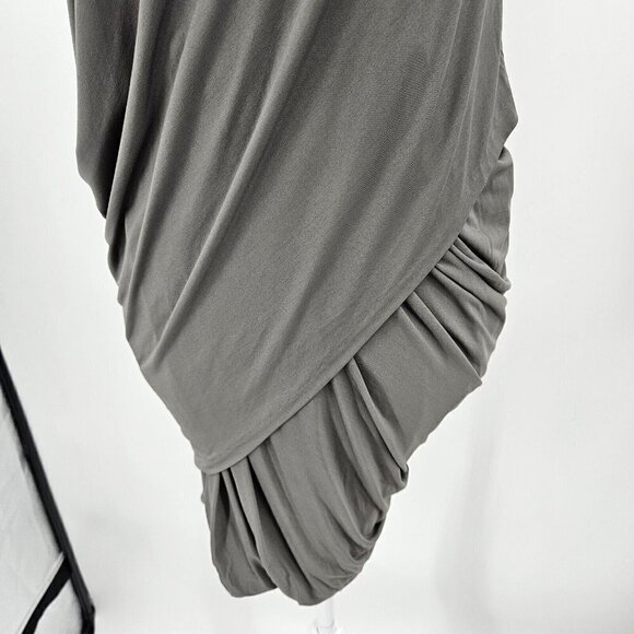 Rag & Bone Adelaide Racerback Mini Dress Gray Women’s Size 4 Ruched Bodycon - Picture 4 of 10